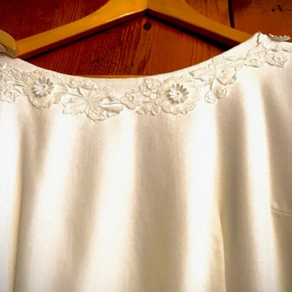 Vintage Montreal Fashion Sample Velvet Wedding/Winter Cocktail Dress - Picture 4 of 16